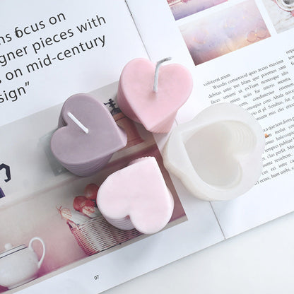 Love in Motion: Rotating Heart Candle Silicone Mould Candles Moulds