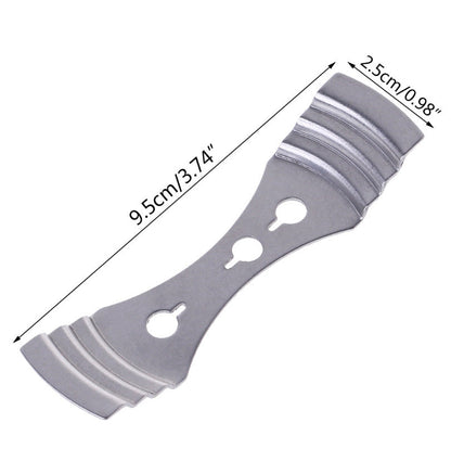 Metal Candle Wick Holder - Silver Stainless Steel Candle Wick Centering Devices for Candle Making Candles Moulds