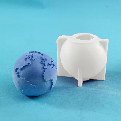 Round Earth Candle Mould
