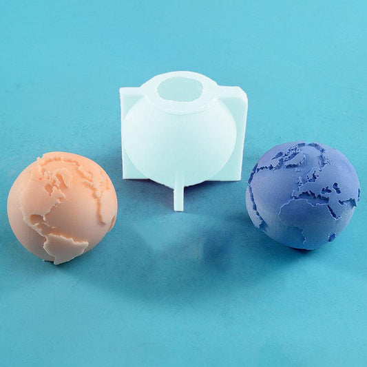 Round Earth Candle Mould