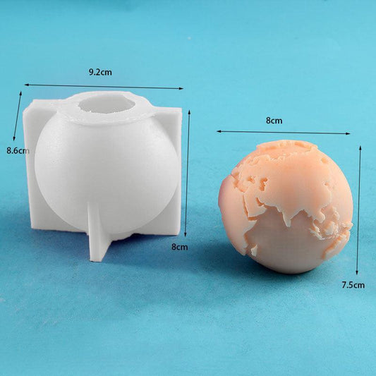 Round Earth Candle Mould