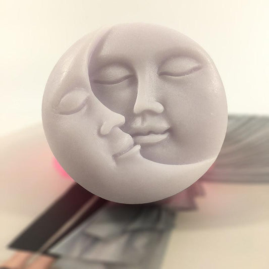 Moon face Silicone Candle Mould Candles Moulds