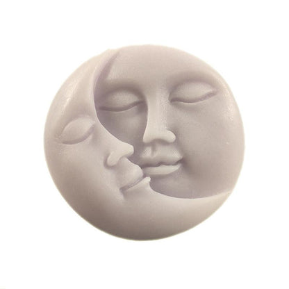 Moon face Silicone Candle Mould Candles Moulds