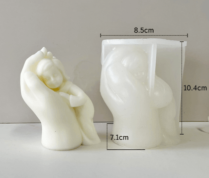 Mother's Hand Scented Candle Silicone Mould Candles Moulds