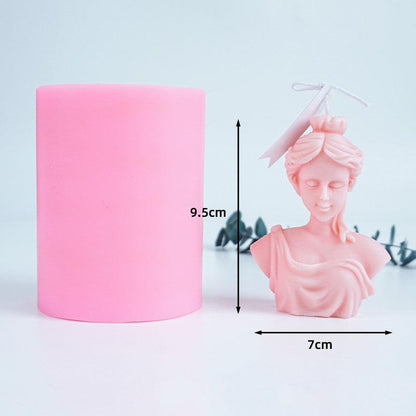 Muse Portrait Candle Mould: Create Stunning Candles with a Touch of Artistry Candles Moulds