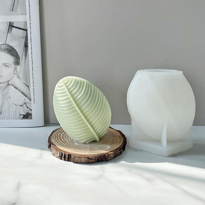 Nordic Style Leaf Candles Silicone Mould