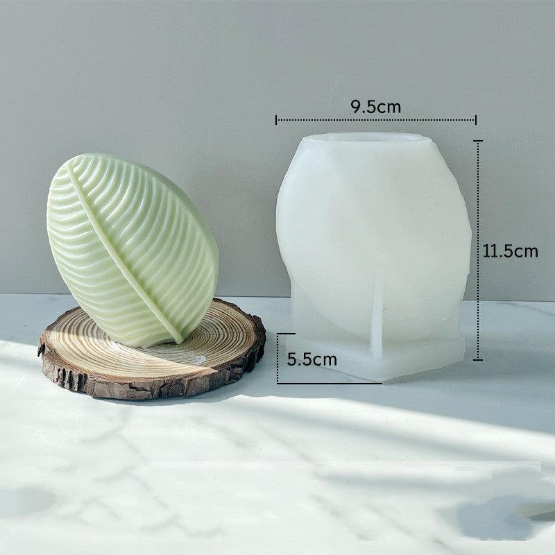 Nordic Style Leaf Candles Silicone Mould