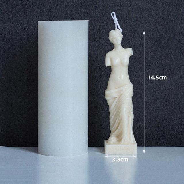 Nordic style Vintage human shaped candle Mould Candles Moulds