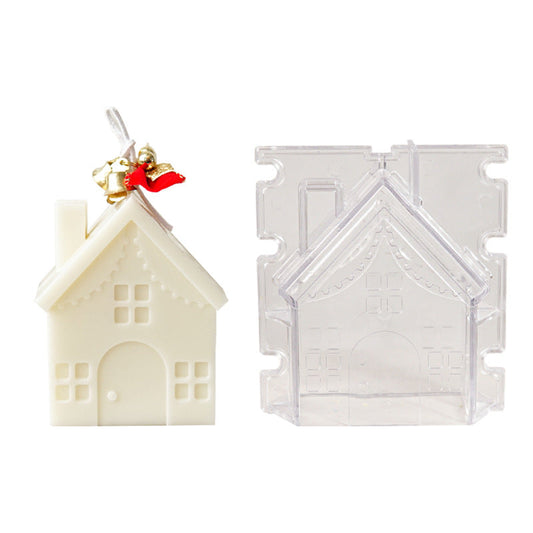 Christmas house Candle Mould