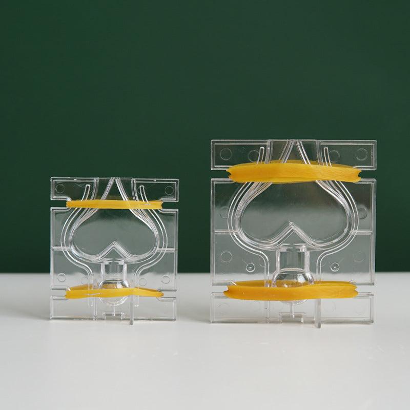 Peach Heart Love Candle Mould - Perfume Bottle Mould