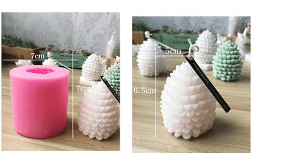 Pine cone candle silicone Mould Candles Moulds