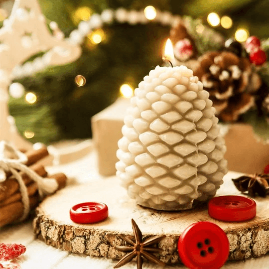 Pine cone candle silicone Mould Candles Moulds