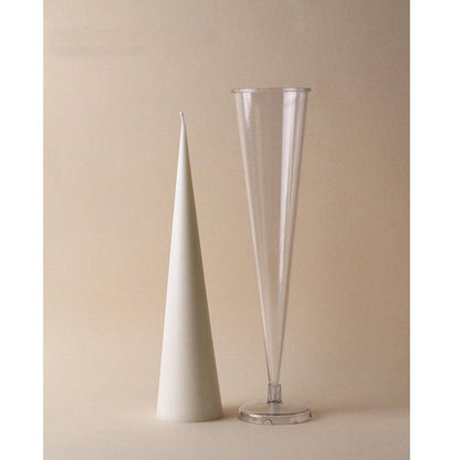 Plastic Candle Mould With Pointed Cone Connecting Stars Candles Moulds