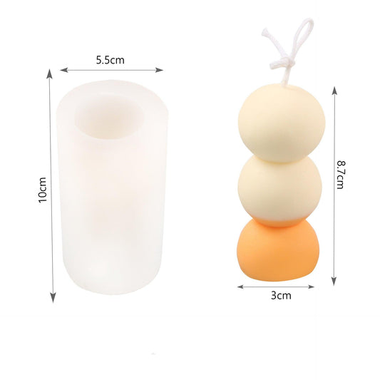 Polygonal Silicone Geometric Magic Ball Candle Mould Candles Moulds