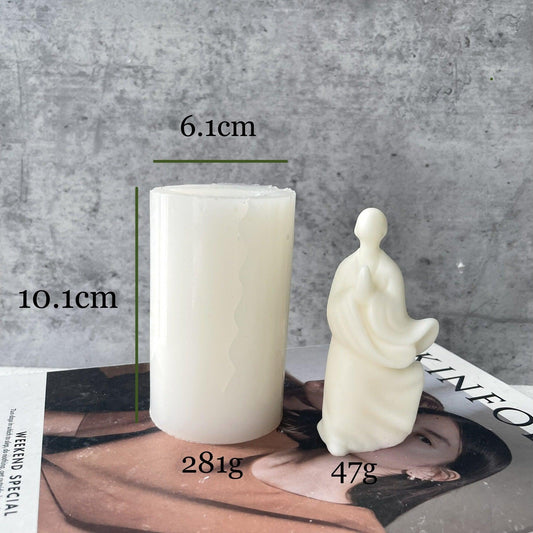 Portrait Statue Decoration Candle Mould Candles Moulds