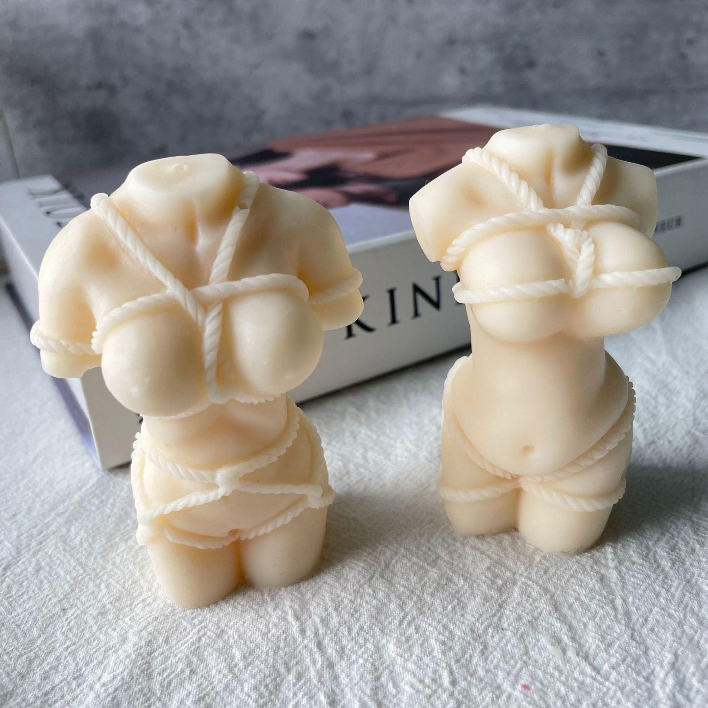 Pregnant tied body Candle Mould Candles Moulds