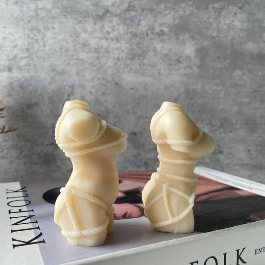 Pregnant tied body Candle Mould Candles Moulds