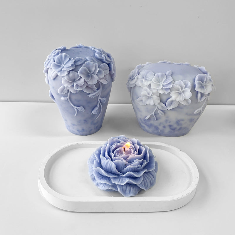 Rattan Vase Silicone Candle Mould Candles Moulds