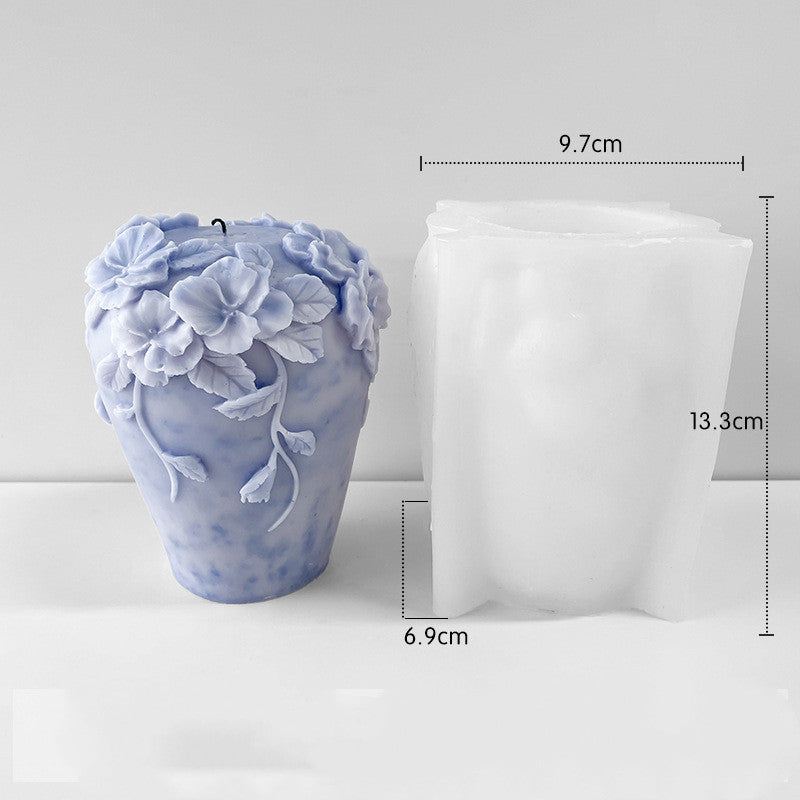 Rattan Vase Silicone Candle Mould Candles Moulds