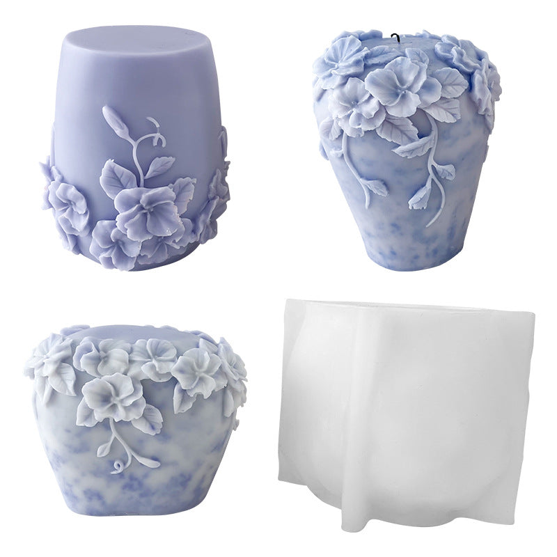 Rattan Vase Silicone Candle Mould Candles Moulds