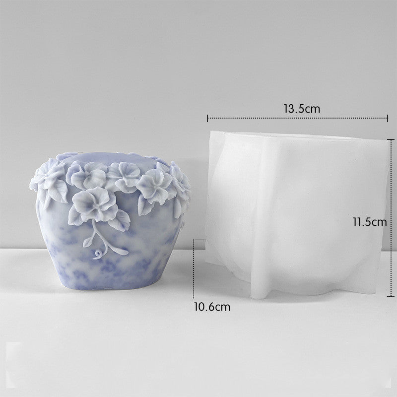 Rattan Vase Silicone Candle Mould Candles Moulds