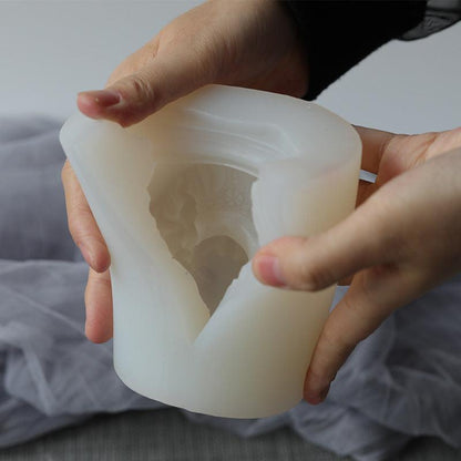 Retro Girl Bust Candle Mould Candles Moulds