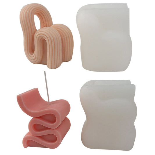 Revamp Decor with Geometric Sofa Chair Aromatherapy Candle Mould - Craft Unique Scents Candles Moulds