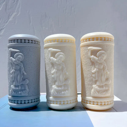 San Elias Statue Candle Mould