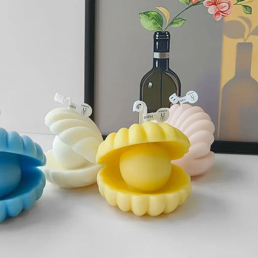 Pearl Shell Silicone Candle Mould