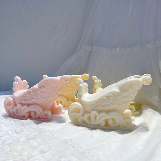 Christmas Sleigh Silicone Candle Mould