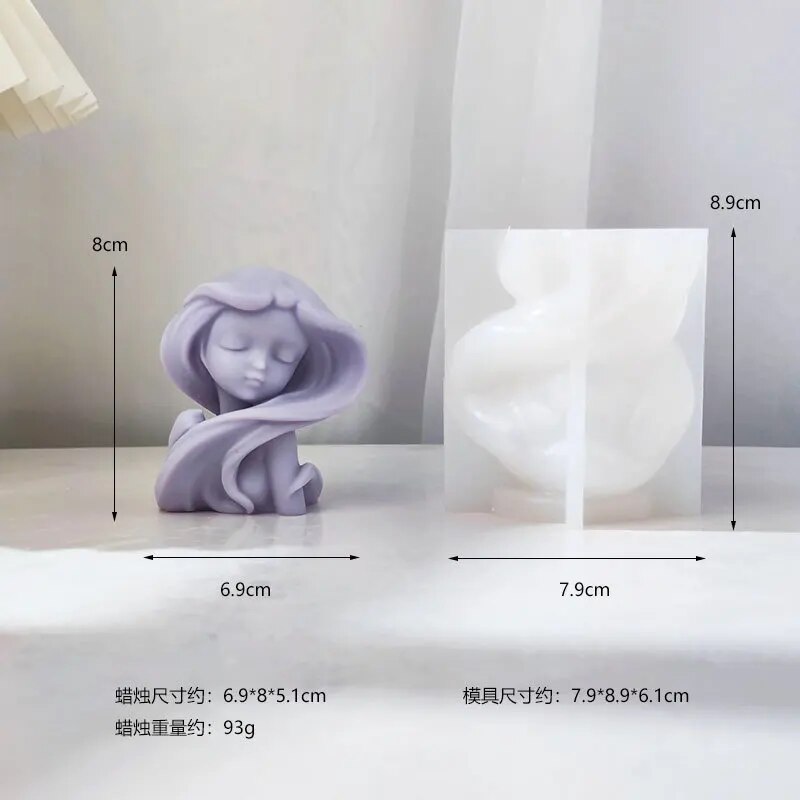 Ocean Girl Candle Mould