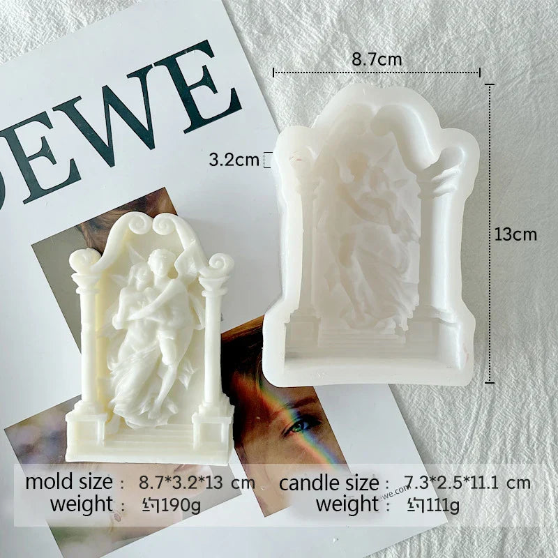 Eros and Psyche Candle Silicone Mould