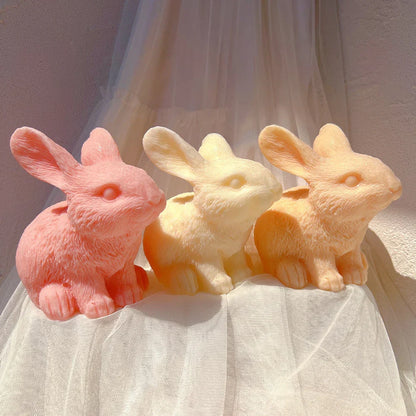 Cute Bunny Silicone Candle Mould
