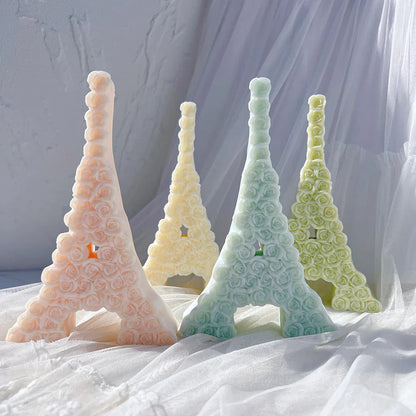 Rose Eiffel Tower Candle Mould