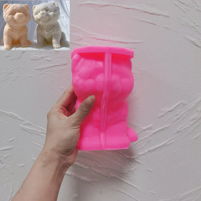 Pomeranian Dog Puppy Candle Mould