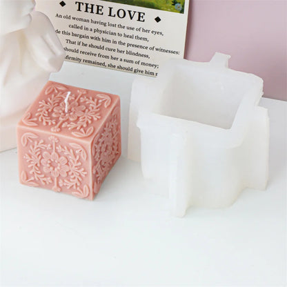 Square Totem Pattern Candle Mould for Home Decor