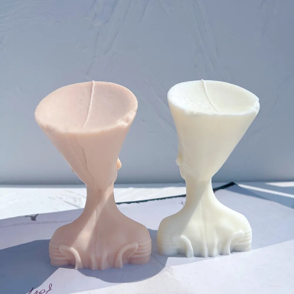 Nefertiti Egyptian Statue Silicone Candle Mould