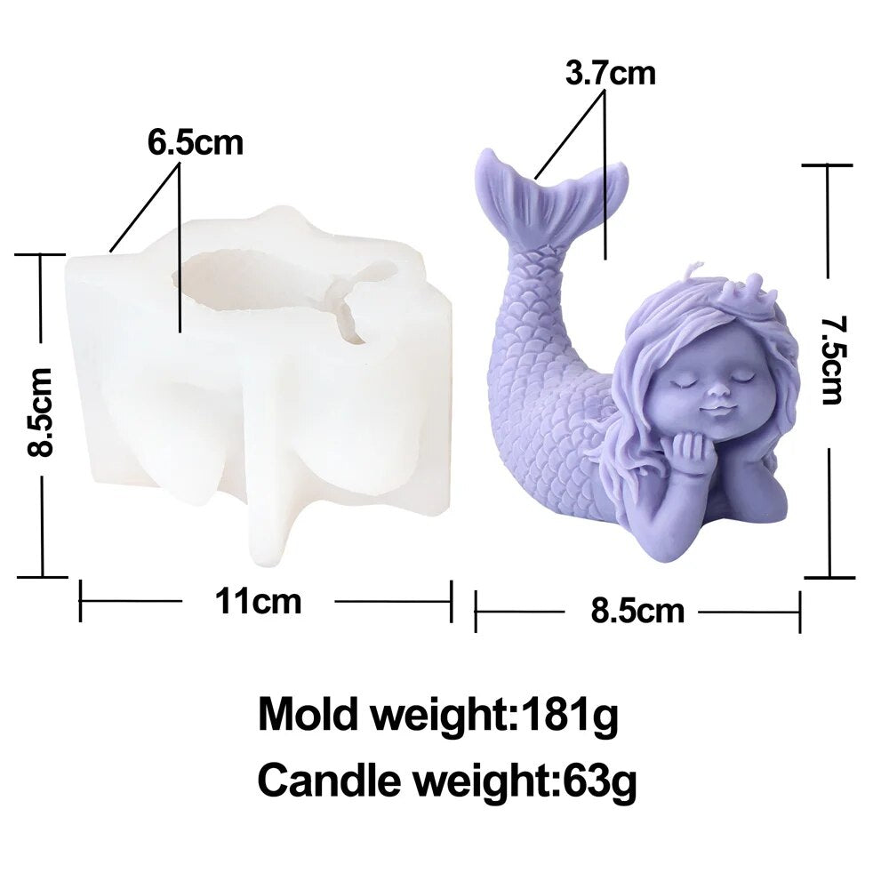 Mermaid Candle Mould