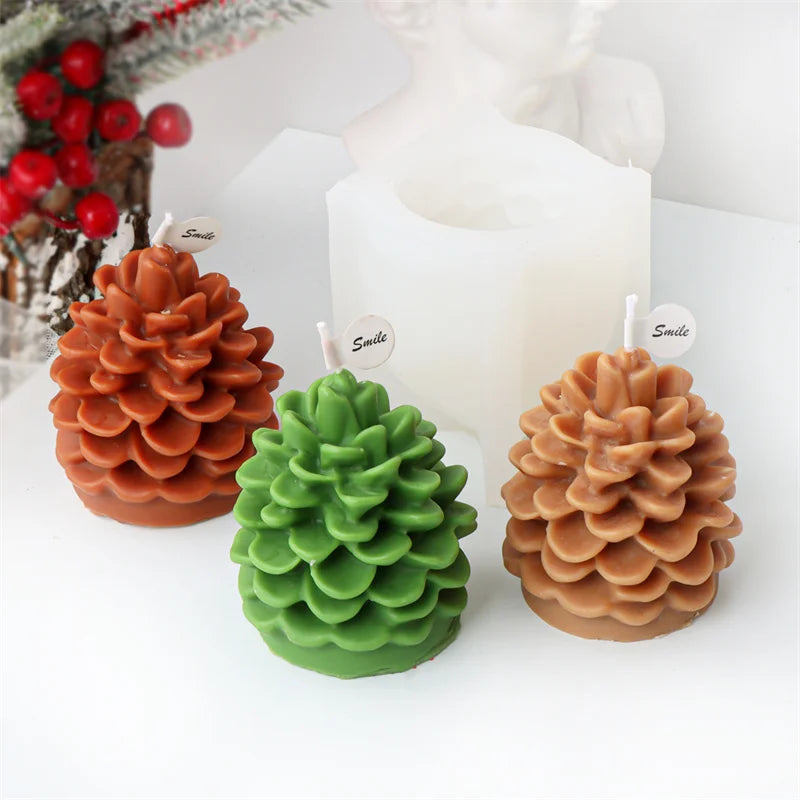 Enchanted Forest Christmas Tree Candle Moulds
