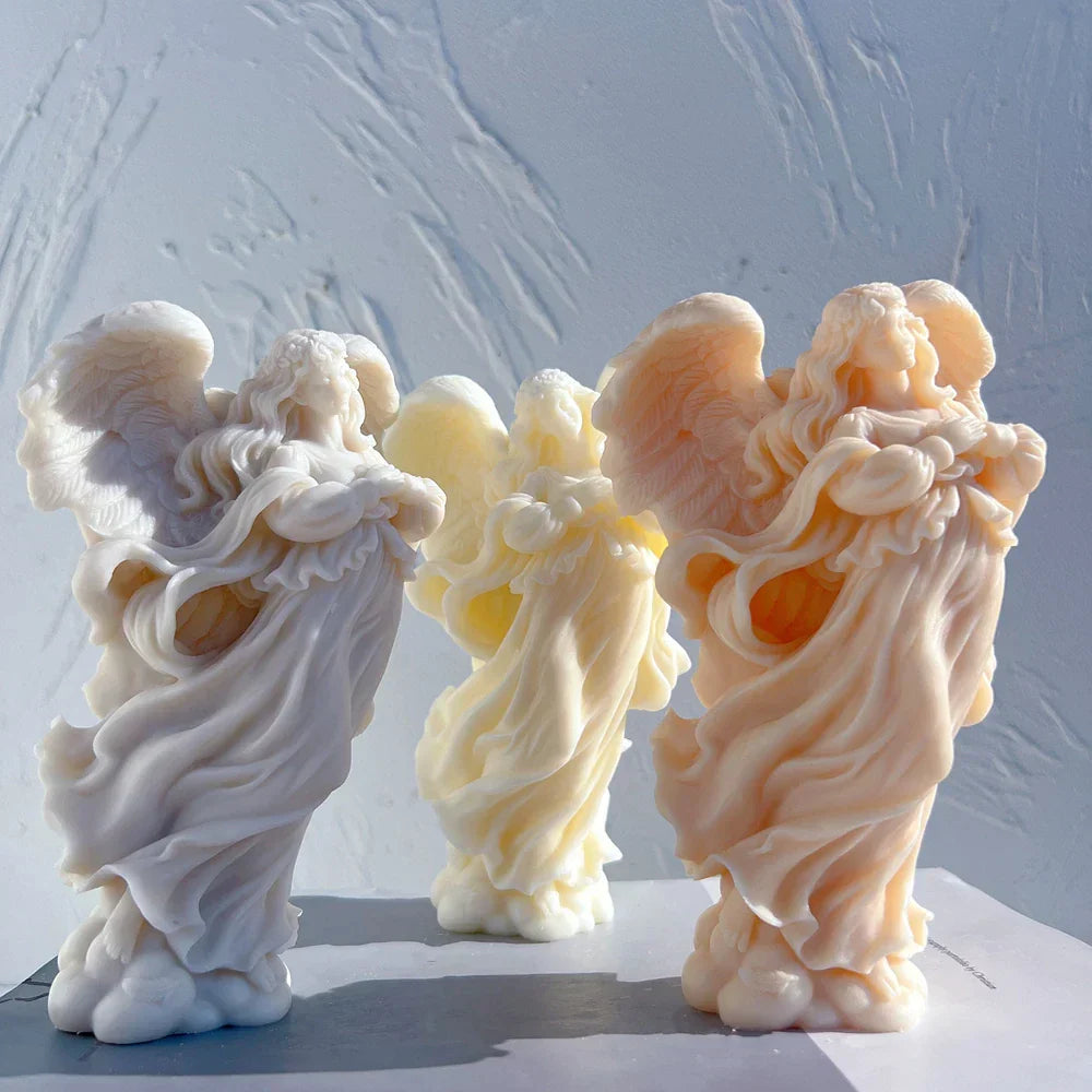 Peace Angel Figurine Silicone Candle Mould