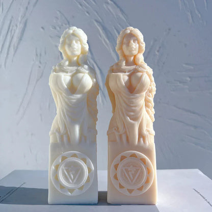 Ancient Goddess Statue Candle Mould