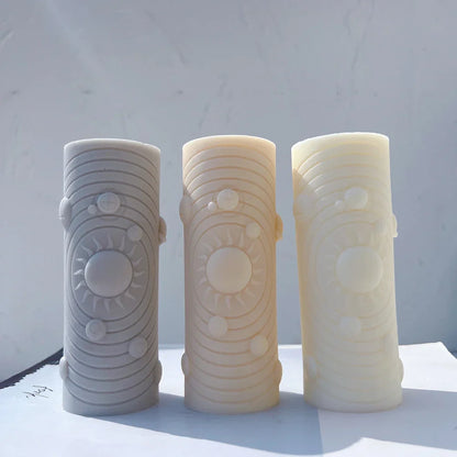 Solar System Candle Moulds: Astrological Home Decor Symbols