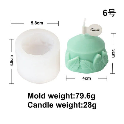 Burning Flame Long Rod Candle Mould