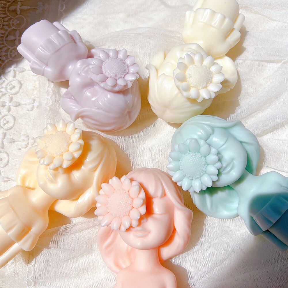 Sunflower Girl Candle Mould
