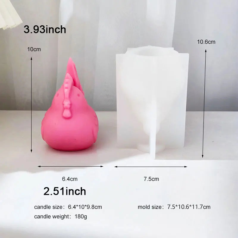 Cock Candle Silicone Mould