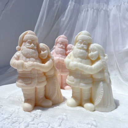Mr. and Mrs. Santa Candle Mould