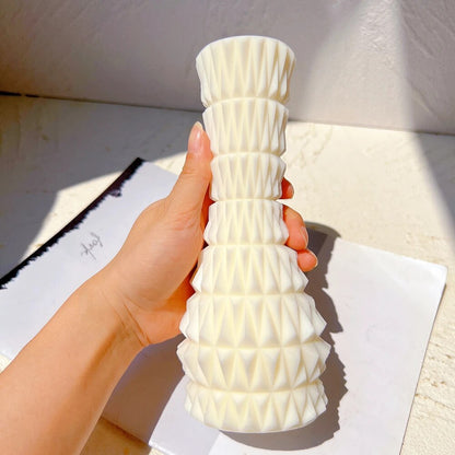 Diamond Vase Pillar Candle Mould