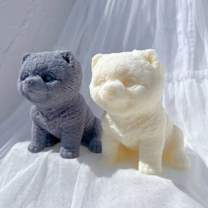 Pomeranian Dog Puppy Candle Mould