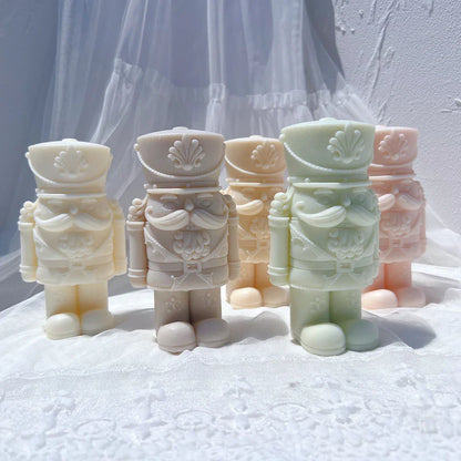 Shorty Nutcracker Statue Silicone Candle Mould