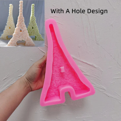 Rose Eiffel Tower Candle Mould